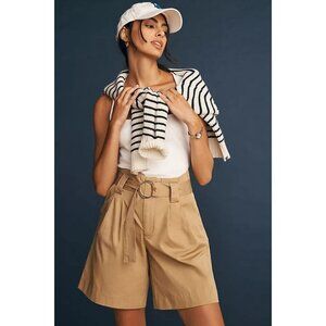 Maeve Longline O-Ring Shorts Color Khaki Size US 6/UK 10